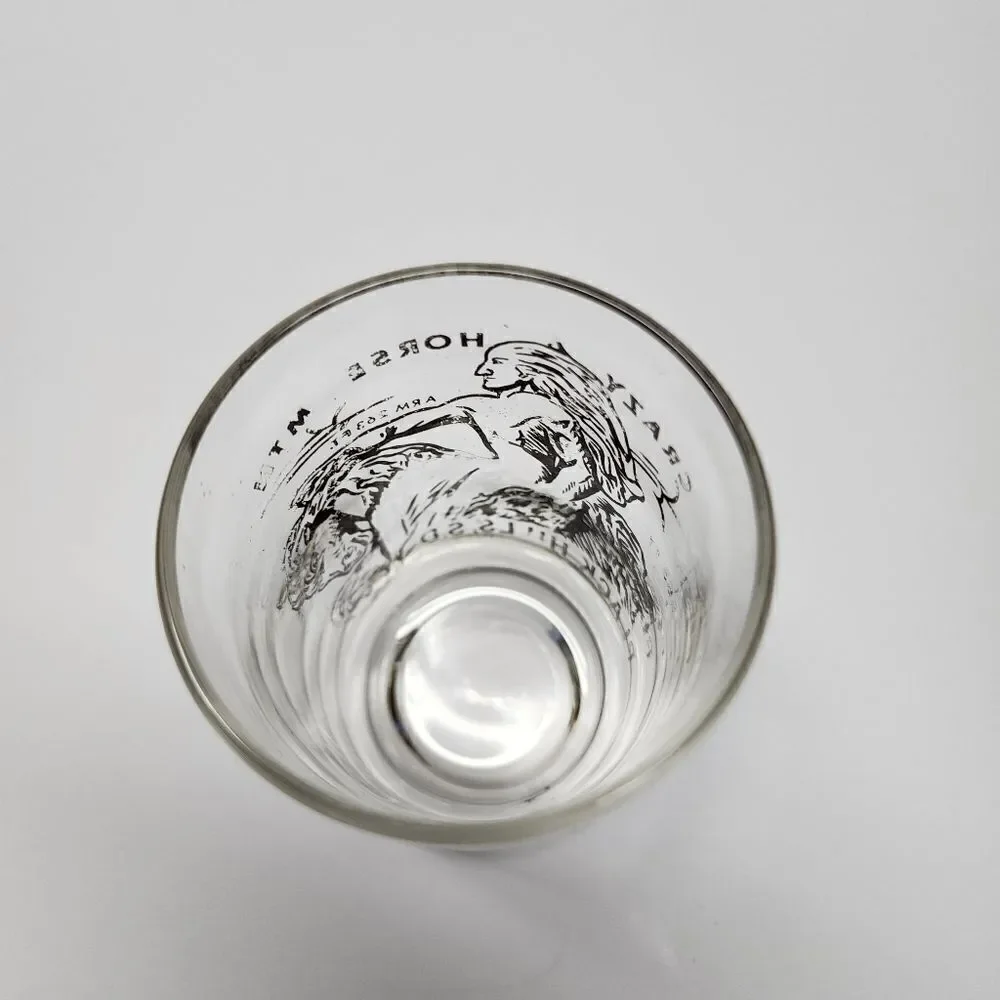 Vintage Crazy Horse Mtn. Black Hills South Dakota Juice Glass